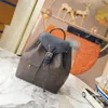 Designer montsouris ryggsäck kvinnor mode casual lyx bb pm ryggsäck skolväska kohud läder handväska plånbok dragsko duffle axelväska m45515 m45501