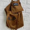 Kvällspåsar lyxiga APC Tygväska i Corduroy Single Shoulder Handbag Shopping Handväskor Totes stor kapacitetsevening6678591