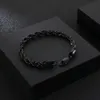 Bracelet Discothèque Hip Hop Mode Hommes Bracelet Haute Qualité Chaîne Torsadée Corde Tressée Bijoux Cadeau Raym22