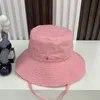 Novo 2023 moda estilo bola bonés mulher designer balde chapéus verão le bob artichaut chapéu de sol 111