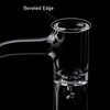 Full Weld Beveled Edge Highbrid Auto Spinner Smoking Quartz Banger With Two Spinning Holes 20mmOD Seamless Terp Slurper Nails For Glass Water Bongs Dab Rigs