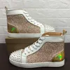 Masowe mężczyźni kobiety Casual Buty Designer High Top Flash Willow Spike Sports Buty 35-45