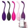 NXY Vibratoren Yetrun Sexspielzeug für Frauen, 10 Modi, USB wiederaufladbar, G-Punkt, Vagina, Flamingo, Kugel-Eier, App-gesteuerter Kegel-Kugel-Vibrator, 0411