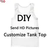 DIY Personalized Design Tank Top Men Women 3D Printed Own Picture Star Singer Anime Cartoon Casual Style Vest Tops X244 220706