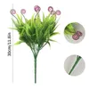 Dekoratif çiçek çelenk çoklu stiller yapay yaprak dallar simülasyon bitki okaliptüs yeşil çim plastik çiçek masası düğün
