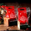 Stobag 50st ja julbrödförpackningspåsar hnadle jultomten toast leveranser för hem handgjorda gåva 220427