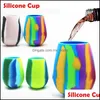 Wijnglazen drinkware keuken eetbar home tuin ll colorf sile cup sportwater borglasses cups digitale print sh3zj