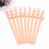 10Pcs Cuticolor penis straws Bride Shower Sexy Hen Night Willy Drinking Penis Novelty Nude Straw for Bar Bachelorette Party