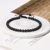 Kralen Strengen 4mm Natuurlijke Agaat Gevlochten Armband Voor Vrouwen Mini Kralen Energie Pulsera Mode Energie Meditatie Yoga