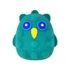 Squeeze Owl Balls Tie Dye Push Bubble Toys Stress Ball Gifts Hand Grip handleds förstärkare pojkar flickor Finger Toy235x5154026