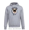 Herrtröjor tröjor män fleece tröjor hipster cool hoody toppar hoodie circle of förtroende - mops gåva för hundälskare casual jackmens's