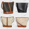 Medium Bucket Bag in Canvas Designer Adjustable Leather Shoulder Strap and an Interior Snap Button Closure Crossbody Shoulder Bags