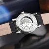 Berny 5atm Waterdof Watch für Männer Automatische mechanische Armbanduhr Männliche Uhr Schwarz Lederband Luxusmarke 2203175856598