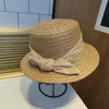 Ampla borda chapéus chapéu de praia para mulheres plana crianças bebê menina criança bowknot bonito verão ao ar livre sol cáqui gril sombreros de mujer4115138