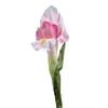 Couronnes De Fleurs Décoratives Ourwarm 3 Pcs Iris Artificielle Faux Soie Plante Branche Bouquet Real Touch Dîner Pour La Maison Table De Noce Déco