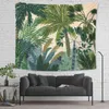 Abstract schilderen Boom Hangende muur Tapestries Boslandschap Tropisch strand Psychedelische muur Tapestries Boerderij Wall Decor Tapijt J220804