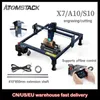 Drukarki Atomstack A10 Pro 50W Laser Maszyna grawerowania 41CMX85CM Mini DIY ze stali nierdzewnej akrylowa metalowa drukarka 32 -bitowa tablica główna Roge22