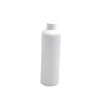 Imballaggio vuoto Bottiglia di plastica Spalla tonda PET Nero Bianco Coperchio a vite trasparente con tappo interno Contenitore per imballaggio cosmetico portatile ricaricabile 350ml