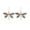 Dangle Avize Tasarım Vintage Böcek Dragonfly Damla Küpeler Alaşım Kolye Kadınlar Moda Takı Toptan Factorydangle