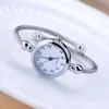 Wristwatches Simple Silver Women Watches Elegant Small Bracelet Female Clock 2022 Fashion Brand Roman Dial Retro Ladies GiftWristwatches Thu