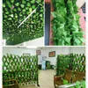 230cm de seda verde de seda artificial Plantas de folhas folhas de videiras 1pcs diy para decoração de decoração de banheiro em casa decoração de festa no jardim