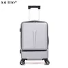 Inch Women Rolling Travel Bagage Suitcase Case With Laptop Bag Men Universal Wheel Trolley ABS Box Fashion J220708 J220708