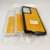 Сублимация пустые 2D стеклянные телефона для Samsung S22 Ultra Note 20 S20 S21 S10 Plus Blans Case Blann