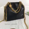 Bolsa de cadeia Luxury Black Bag Designer Tote Moda Bolsa feminina NOVA BANDA MENSAGEL DE ombro único grande