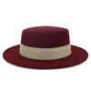 Fedora-Hut für Frauen, Fedoras, Mädchen, Filzhüte, Damen-Flachhut, weiblich, kleine Krempe, modische Herbst-Winter-Kappen, Party, Weihnachtsgeschenk, Großhandel