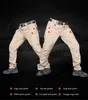 Erkekler Askeri Taktik Erkekler Özel Savaş Pantolonları Çok Cocket Su Geçirmez Giyim Dayanıklı Günlük Eğitim Toplamcazları