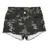 625# Meileiya Sexy Shorts mit hoher Taille, Camouflage-Jeans, Sommer