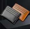 10pcs Card Holder Men PU Retro Plain Multifunctional Thin Square Short Wallet Mix Color