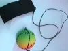 2022 new arrivaL Random 5 Style Fun Toys Bouncy Fluorescent Rubber Ball Wrist Band Ball