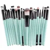 NXY Makeup Brushes 20pcs Set Professional Plastic Handle Soft Synthetic Hair Powder Eyeshadow Make Up Cosmetics 0406