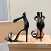 Najwyższej jakości sandały 10,5 cm szpilki obcasy sandały sukienki buty pięta dla kobiet letnie luksusowe sandały sandały czarne stóp 5625