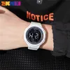 Skmei Creative LED Electronic Sport Watchs Count Down STOP часовые часы 5bar Водонепроницаемые мужские наручные часы Montre Homme 1841 220407