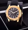 Muitas cores relógios de luxo homens relógios mecânicos automáticos clássico estilo 40mm 40 mm aço inoxidável tira de borracha de melhor qualidade relógios de pulso safira super luminosa