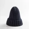 Beanie Winter вязаные шляпы простые твердые склеики черепа кепки мужчины женщины заостренная шляпа теплые шерстяные шерстяные шерстяные модные аксессуары 16 цветов B8257