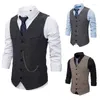Men's Vests Polyester And Cotton Made High Quality Men Wedding Suit Vest For Sale Phin22