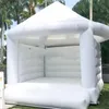 Tappetini bianchi giganti 5x4m Matrimonio gonfiabile che salta casa gonfiabile castello Party Princess Weddings Trampolino che rimbalza In vendita invia via nave 785 E3