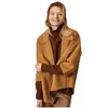 produits d'hiver pull en cachemire pour femmes de haute qualité mode dames pull à col haut pull ample long pull en tricot 201203