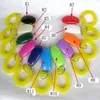 Dog Button Key Chain Clicker Pet Sound Training With Wrist Band Click Trainer Tool Aid Guide Pets Dogs Supplies 11 Colors Available Boutique 14