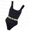 One Piece Women Swimsuit Luxury Printed Black Swimwear Summer Beach Holiday Beach Bathing Suit