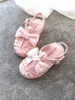 Melissa Çocuk Sandalet Yaz Kızları Jöle Ayakkabı Roma Nefes Alabilir Retro Plaj Ayakkabıları Çocuk Prenses Sandalları HMI044 220527