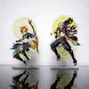 Hot Game Genshin Impact Acrylic Figure Stand Modell Ayaka Yoimiya Kujo Sara Karaktär Platta Skrivbord Inredning Stående Underteckna Great Gifts AA220318