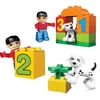 Blocks 50pcs Duplo Blocs Blocs Big Taille Numéro de ville Train de ville grandes particules bricks Bricks Educational Baby Figures Toys Gifts with Box T230103