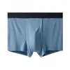 Onderbroek 2023 Men's Boxer shorts Modaal mannelijk ondergoed groot formaat zachte slipjes sexy boksers 3xl heren briefs