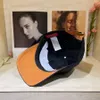 أزياء الكرة قبعات مصمم القبعات تنفس قبعة بيسبول للرجل والمرأة 3 ألوان عالية الجودة