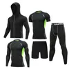 5pcs set Men s Tracksuit Gym Fitness Compression Sport Suit Clothes Running Jogging Sports Wear Exercise Workout Tights 220719