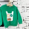 Толстовка толстовок детская свитер, модная мода Pring Boy's Pellover Spring 2022 Baby Girl Sweater 1-7-летняя детская детская.